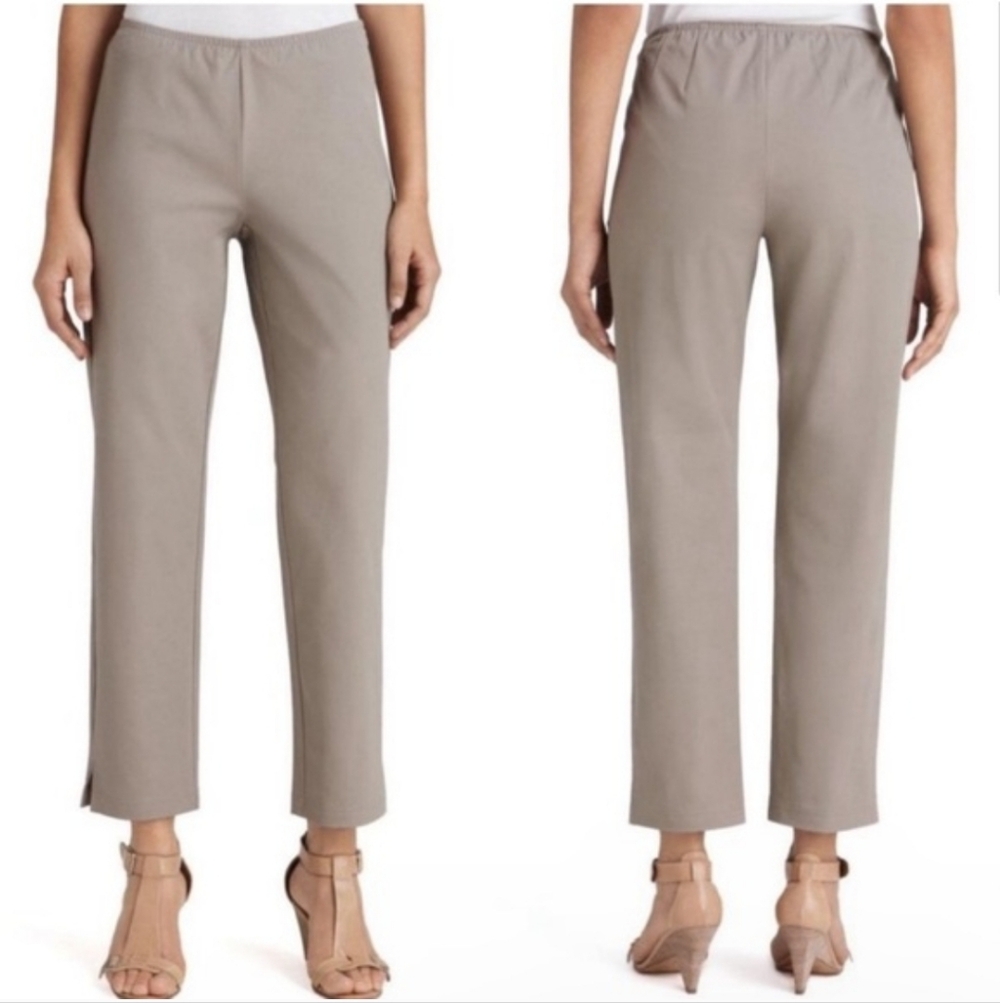 Eileen Fisher Organic Cotton Pants Tan XL